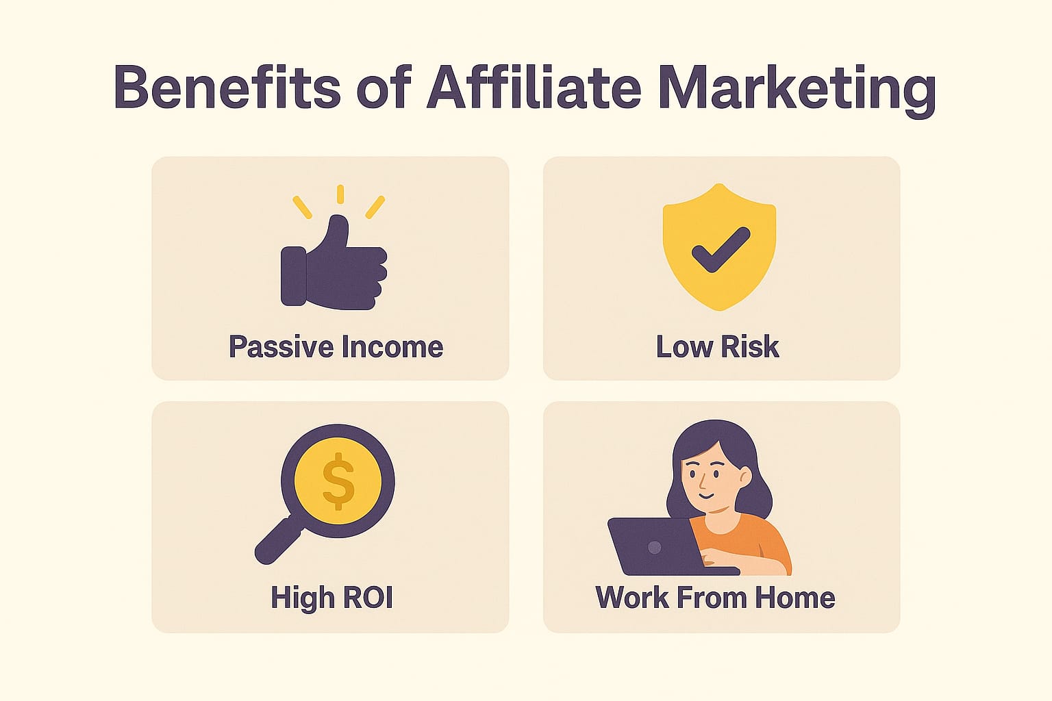 benefits of affiliate marketing